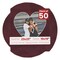 Dark Red Suede Mat Board for 23x23 Frames - Heart Opening for 19x19 Photos